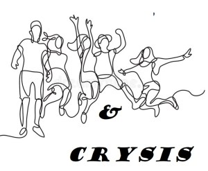 continuous-line-drawing-happy-jumping-group-youth-131806645