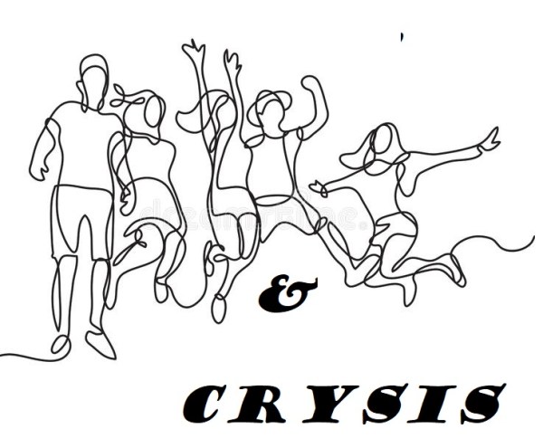 continuous-line-drawing-happy-jumping-group-youth-131806645